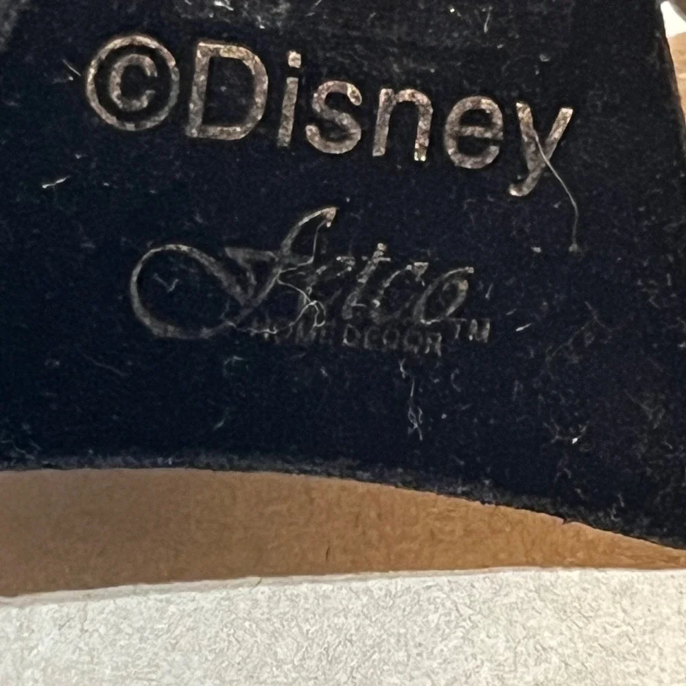 Disney 3.5x3.5 Picture Frame Silver Tinker Bell Fairies Floral Pewter Tone Artco